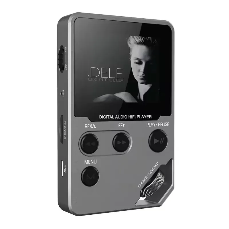 C5 8GB Lossless Bluetooth MP3 Music Player, Zinc Alloy Body,Rotary Controls,Wireless Connection,FM Radio,Voice