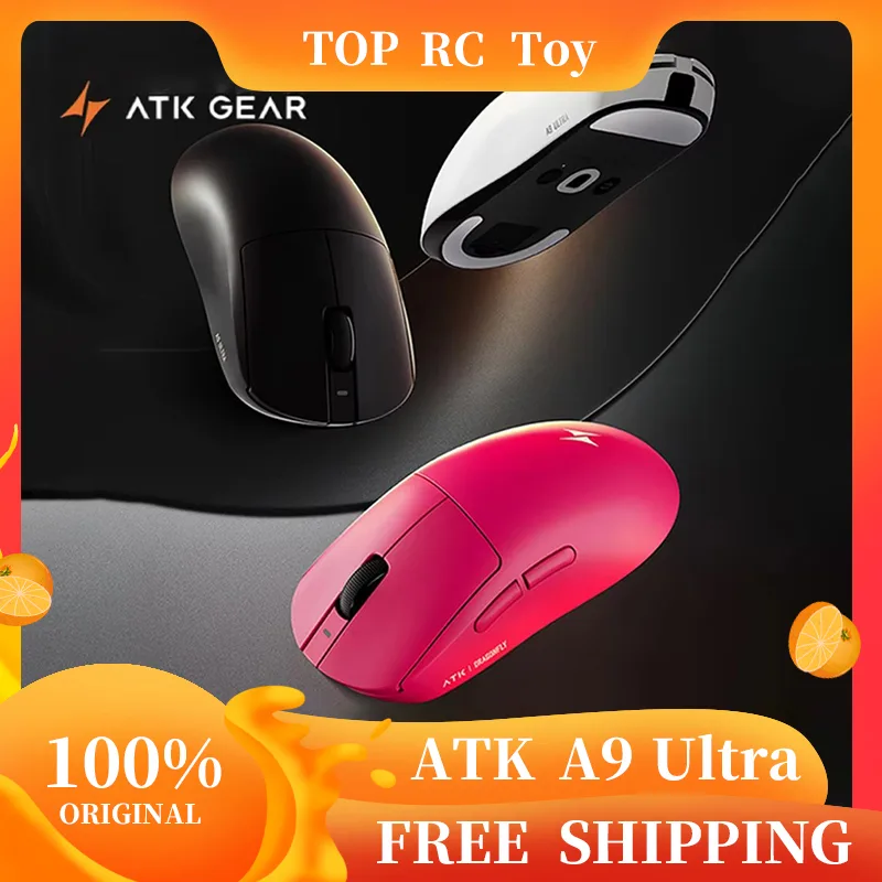 ATK A9 Ultra Wireless Gaming Mouse A9/A9 SE/A9 Plus/A9 Pro Tri-Mode 8K 53g Lightweight E-sports Gaming Mouse P