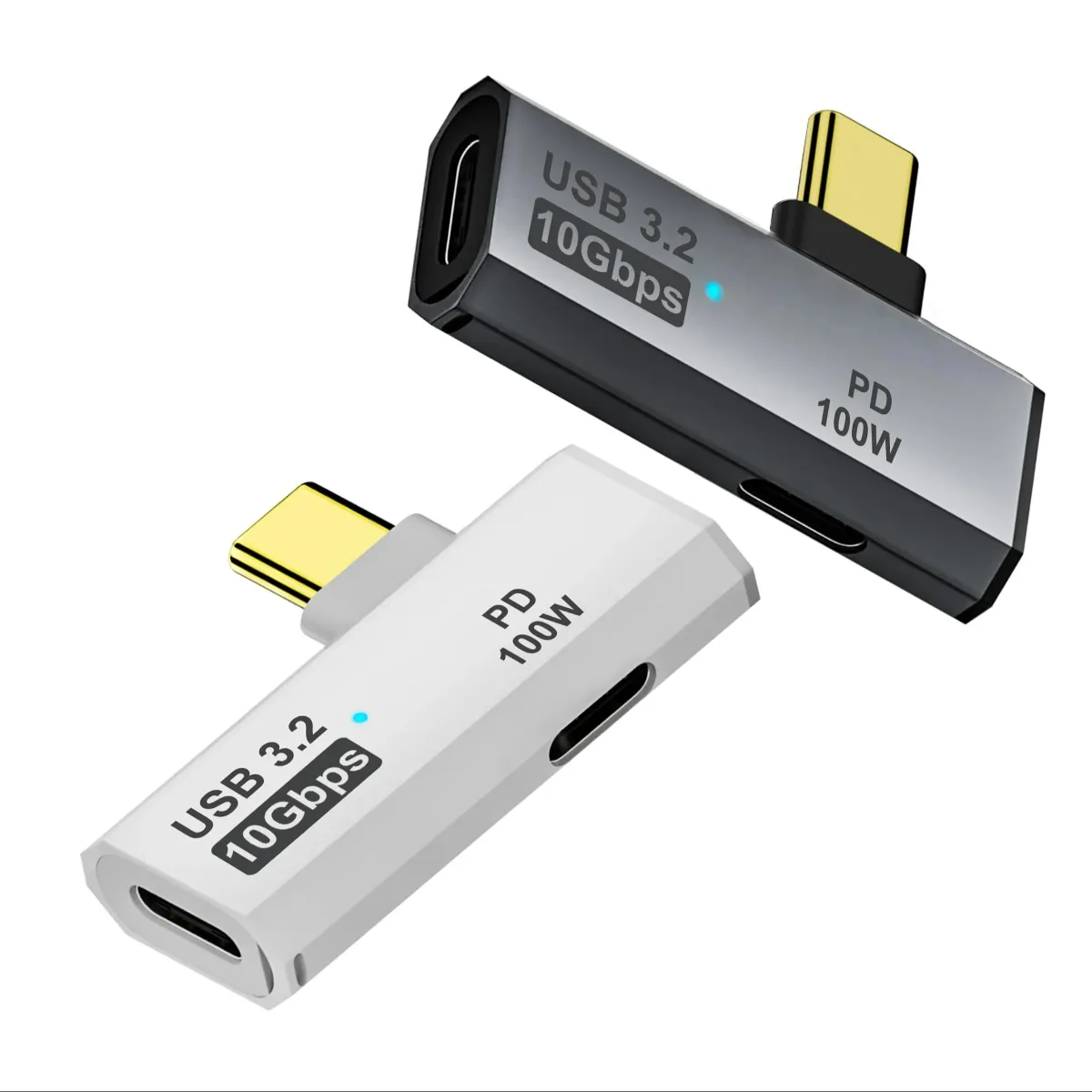 Type-C 10Gbps/Headphone Adapter with PD 100W Charging Port 2-in-1 USB C Splitter for Rog Ally, Steam Deck, Lap