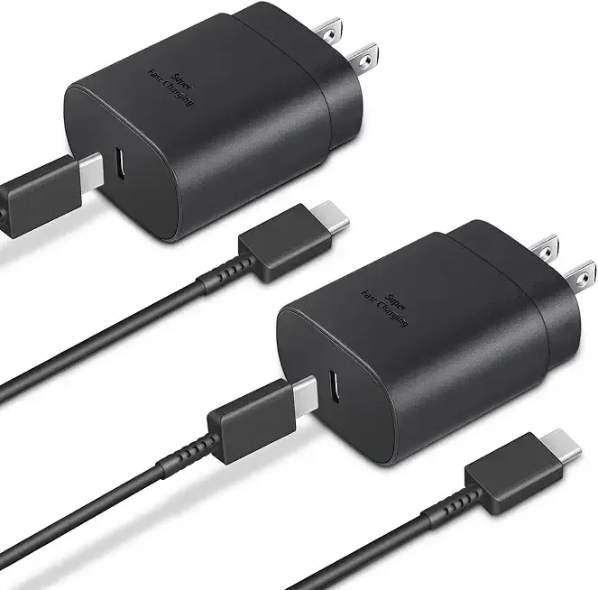 Type C Charger Fast Charging 2-Pack 25W Long 6FT USB C Cable
